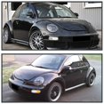 thumbnail image 2 of Spec-D Tuning Angeleyes Projector Headlights Black Compatible with 1998-2005 Volkswagen Beetle With Factory Halogen Headlight, Left + Right Pair Headlamps Assembly, 2 of 7