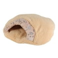 thumbnail image 5 of Cama para gatos con capucha, saco de dormir para gatos, grueso, suave, cómodo y autocalentable, para gatos y gatitos L, 5 of 5