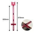 thumbnail image 6 of With 400mm Aluminum Alloy Milling Grooves Bracket With Base Detachable Woodworking Router Circle Jig Hole Opener For Trimming Machine Carpentry Circle Cutting Positioning Guide, 6 of 7
