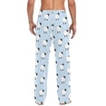 thumbnail image 4 of FORMRS Mens Pajama Pants with Pockets Soft Cotton Sleepwear Lounge Bottoms, Sizes S-2XL, Blue Sheep Pattern, 4 of 7