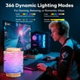 thumbnail image 2 of RGB Touch Night Light with Remote – 366 Color Options, 8 Brightness Levels & Timer, USB-C Rechargeable Table Lamp for Room Decor, Party & Gaming, 2 of 8