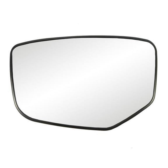33215 - Fit System Driver Side Heated Mirror Glass w/ backing plate, Honda Accord 08-12, Excluding Crosstour model, 4 7/ 8" x 7 5/ 8" x 7 3/ 4"