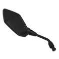 thumbnail image 3 of Universal 2pcs Motorcycle Big Size Rear Mirror Black Motorcycle Motorbike Chrome Scooter Rearview R, 3 of 5