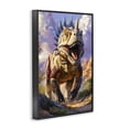 thumbnail image 2 of Stupell Industries Bohemian Fierce Horned Dinosaur Black Framed Giclee Art, 12 x 18, by Creative Studio, 2 of 8