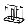 thumbnail image 2 of Soporte de secado de taza de café de lujo, ganchos protectores de silicona, 6 tazas, colgador de vasos, organizador de tazas de té, almacenamiento par , Negro BLESIY soporte para taza de cocina, 2 of 6