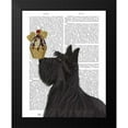 thumbnail image 2 of Fab Funky 12x14 Black Modern Framed Museum Art Print Titled - Scottish Terrier Ice Cream, 2 of 5