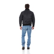 Mens MA-1 Flight Bomber Pilot Jacket-MA1-Blk-XXL