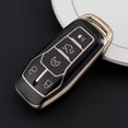 thumbnail image 2 of Para Ford Mustang Taurus Explorer TPU remoto llavero cubierta estuche protector Shell (NEGRO), 2 of 3