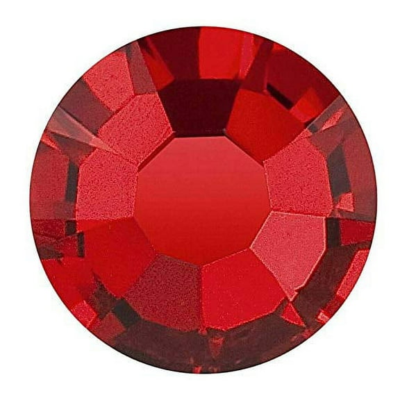 Preciosa Viva Rhinestones - No Hot-Fix Flatback - Light Siam - SS20 (5mm) - 144 Pieces Pieces