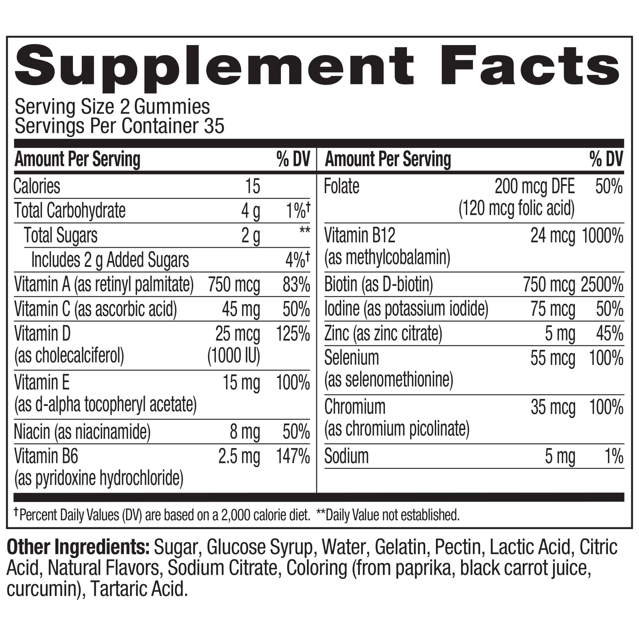 OLLY Teen Girl Multivitamin Gummy, Wellness Support, Strawberry Melon Flavored, 70 Count