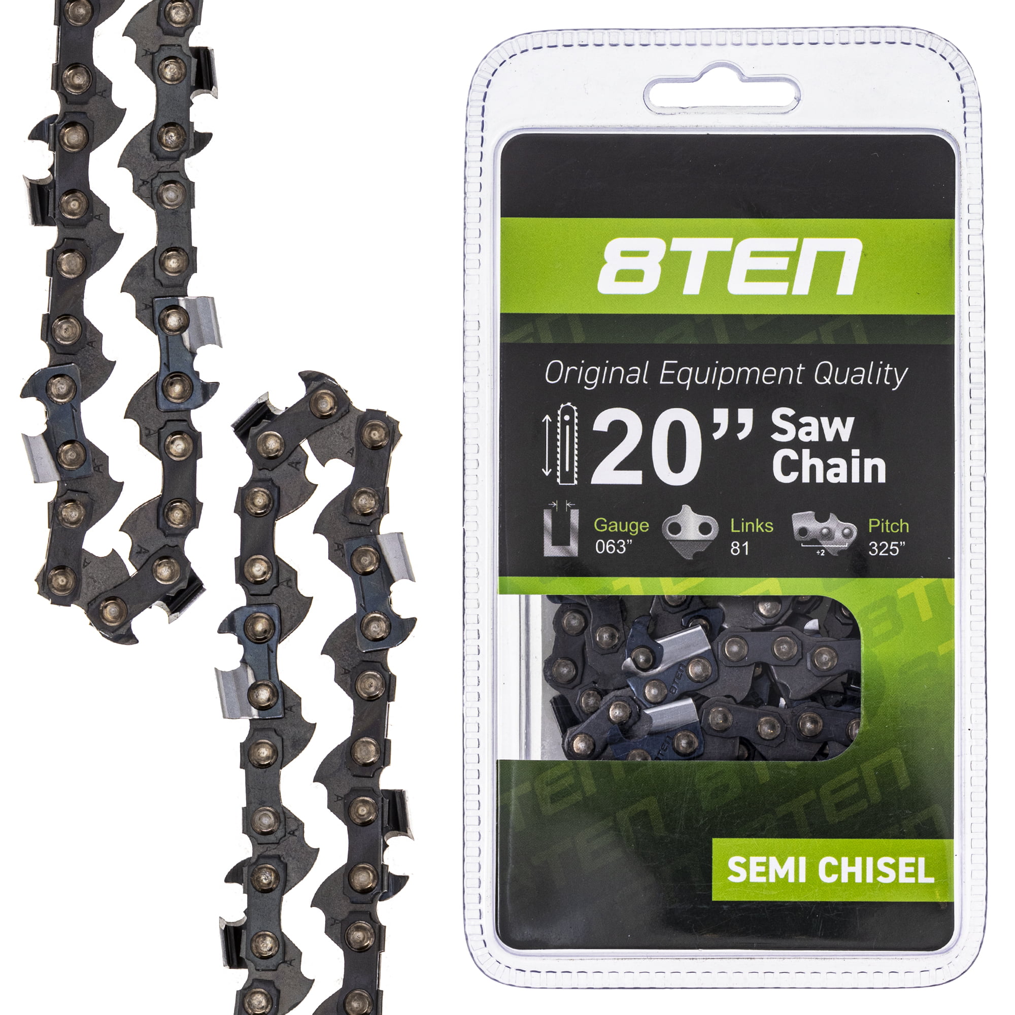 34 MS290 2-Pack Replacement 20-Inch L81 22BPX Chainsaw Chain for Stihl 26RM3 81 