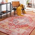 thumbnail image 3 of SAFAVIEH Tucson Herleva Traditional Machine Washable Area Rug, 8' x 10', Rust/Gold, 3 of 9