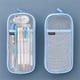 thumbnail image 2 of Grids Mesh Pen Pencil Case With Zipper Clear Makeup Color Pouch Cosmetics Bag, 2 of 2