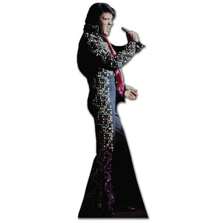 Star Cutouts Elvis Presley Black Jumpsuit Cardboard Cutout Life Size Standup