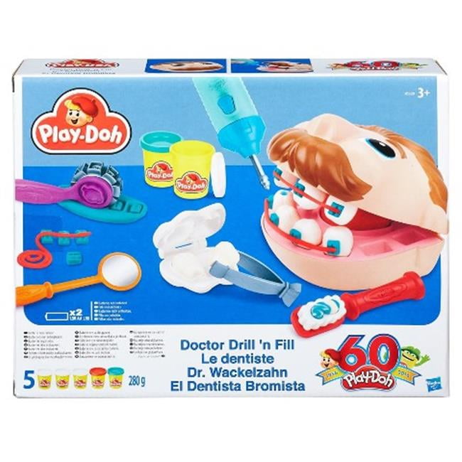 Hasbro HSBB5520 Play Doh-Dr Drill N Fill, Pack of