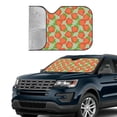 thumbnail image 3 of Kdxio Hand Drawn Strawberry Print Front Windshield Sun Shade,Folding Auto Sunshade for Car Truck SUV-Medium, 3 of 7