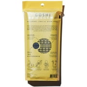 OSHI Exfoliating Shower Towel, Rip-Resistant, Exfoliating Washcloth, Gray