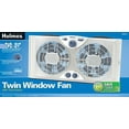 thumbnail image 6 of Holmes Dual 8" Blade Twin Window Fan with Manual Controls, 3 Speed Settings, White, 6 of 6