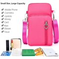 thumbnail image 5 of Small Crossbody Wallet Phone Bag Women Mini Crossbody Purse Cell Phone Shoulder Bag Mini Wallet Over Shoulder Strap, 5 of 5