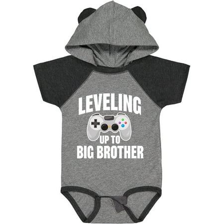 

Inktastic Leveling Up to Big Brother Gift Baby Boy Bodysuit