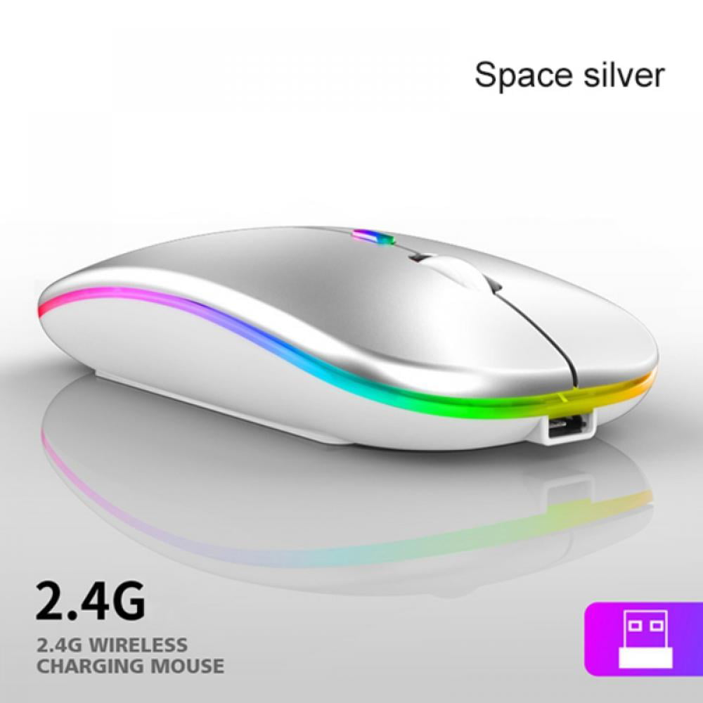 Foulon Wireless Charging Mouse Ultra-thin Silent Mouse for Office Use Mice 