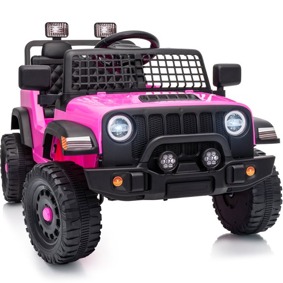 Hikiddo Model JC324 12V Kids Ride on Toys Truck, Electric Ride on Car for Kids Boys w/ Remote, Bluetooth