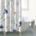 thumbnail image 5 of Waterproof Daisy Shower Curtain 72x84 Inch Colorful Floral Polyester Unique Shower Curtain for Bathroom Hotel Home Decor with 12 Plastic Hooks, 5 of 5