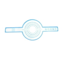 Silicone Baking Mat with Double Ears - Silicone Baking Mat for Dutch Oven Bread Bakingreusable Non Stick Bread Baking Mat Silicone Dutch Oven Liner with Long Handles(1X Silicone Pad)