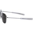 thumbnail image 2 of AO Original Pilot Sunglasses, Bayonet, Silver Frame, True Color Gray Glass Lens,, 2 of 4
