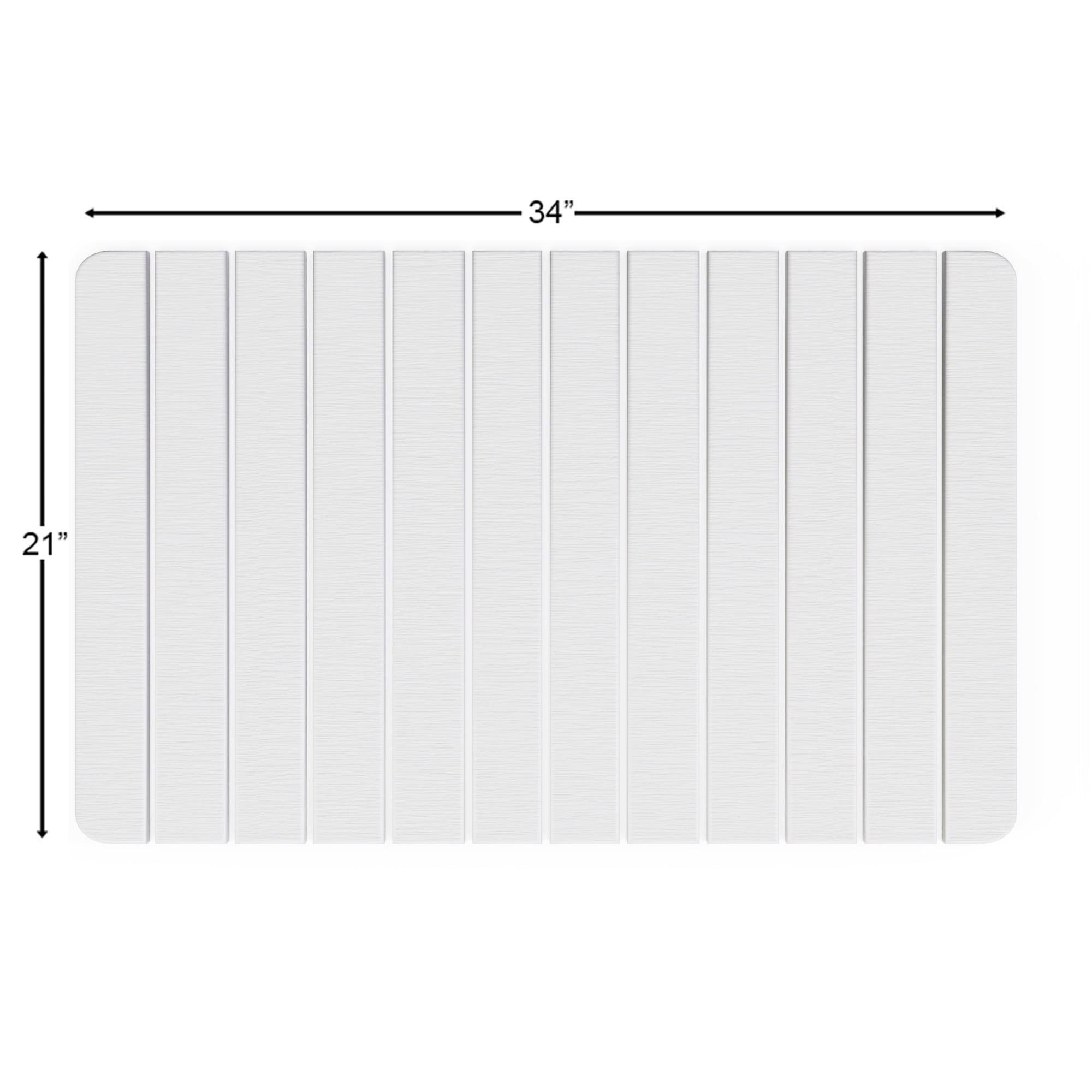 Diatomite Stone Water Absorbing White Under Sink Mat - Protection for Cabinets
