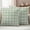 LightGreen Beige, variant on Grey Plaid Outdoor Waterproof Pillow Covers, Country Cute Love Pastoral Heart Lattice Decorative Square Throw Pillowcase Sofa Cushion Sham for Patio/Couch/Chair, 20"x20" 2 Pack