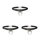 thumbnail image 3 of Qarigey Necklace Geometric Adjustable Moon Hanging Pendants Valentines Necklaces Day Layered Gift Choker for Women Girls Daily Dress Type1 NO1 Qarigey CBP502470, 3 of 6