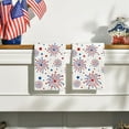 thumbnail image 3 of Fireworks Stars Patriotic 4th of July Kitchen Towels Dish Towels, 18x26 Inch Seasonal Summer Decoration Hand Towels Set of 2, 3 of 6