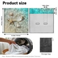 thumbnail image 7 of Xoenoiee Beach Starfish Seashell Print Dog Car Seat Cover for Back Seat Cover, Non-Slip Rear Seat Protector Waterproof Universal Fit Interior Backseat Covers for Auto Van SUV, 7 of 7