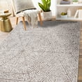 thumbnail image 6 of World Rug Gallery Contemporary Geometric Weather Resistant Reversible Indoor/Outdoor Area Rug - Beige 5'x7', 6 of 7