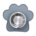 thumbnail image 6 of Dog Food Bowl Stainless Steel Bowl Nonskid Kitten Snack Bowl for Indoor Cats Gray, 6 of 8