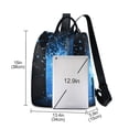 thumbnail image 3 of FORMRS Women's Travel Backpack Purse Anti-Theft Hidden Pockets Casual Shoulder Bag, Blue Butterfly, 3 of 7