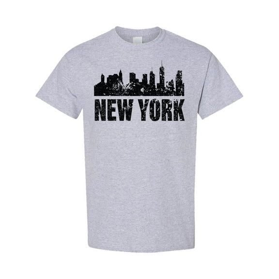Inktastic New York Skyline Grunge T-Shirt