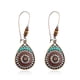 thumbnail image 2 of Pendientes para mujer, regalos para mujer, pendientes geométricos con colgante de gota de agua estilo bohemio vintage, pendientes para mujer, joyería, pendientes vintage, 2 of 5