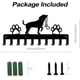 thumbnail image 3 of Ganchos metálicos para colgar perros en la pared: 10 ganchos de hierro negro para colgar en la pared, llaveros, organizadores decorativos para mascotas., 3 of 9