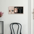 thumbnail image 3 of SNAP INVENT Wooden Key Hooks Photo Hanger and Chalkboard | Wall Mounted Organizer | Wood Note Board, 3 of 8