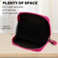 thumbnail image 2 of shiyou-RFID Blocking Genuine Leather Credit Card Case Holder Security Travel Wallet, 2 of 4