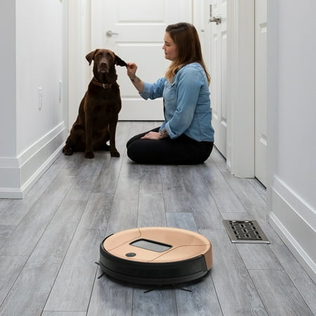 bObsweep - PetHair Vision PLUS Wi-Fi Connected Robot Vacuum & Mop - Beech