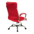 thumbnail image 3 of Executive Chair with Thick Padded Red Faux Leather Seat, 3 of 3