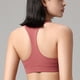thumbnail image 5 of Ropa interior deportiva para mujer, con almohadillas cruzadas para entrenamiento, yoga, color rosa, 5 of 6