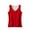 Red, variant on Ahdbta Womens Thermal Tank Tops Cute Wave Neckline Sleeveless Fleece Vests Lined Warm Solid Color V-Neck Base Underwear Tops