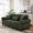 Green, variant on King Pull Out Sofa Bed with Nailhead Trim and Rolled Arms, 86" 3-in-1 Convertible Sleeper Sofa for Living Room Green