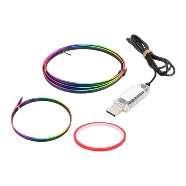 YSABOXY Lumières Décoratives d'Ambiance Automobile sur Guide d'Instrument Central Panneau de Bande LED Coloré Toit LED, Lumières de Voiture LED, Oreiller Musical en Forme de Cœur