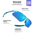 thumbnail image 4 of Xagger Youth Polarized Sports Sunglasses for Boys Girls Age 8-14 Kids Baseball Softball TR90 Frame Glasses, 4 of 6