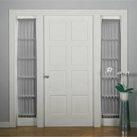 Mainstays Marjorie Sidelight Curtain Panel 28x72 Walmart Com